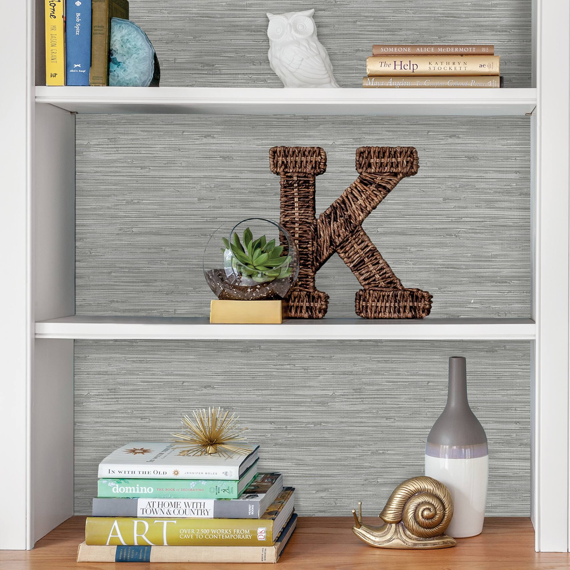 InHome Sisal Stone Peel & Stick Wallpaper